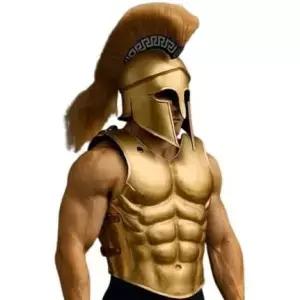 아티잔스토어 스파르탄 전사 갑옷 세트 포함 작품 쿠이라스 코린트 헬멧 브레이커스 다리 브레이브스