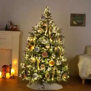 150cm 크리스마스 트리 풀세트 오너먼트 혼합 전나무 트리 전구 연말
