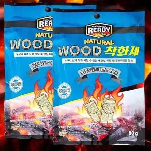 우드착화제 불쏘시개 장작 나무 숯 불피우기 캠핑연료