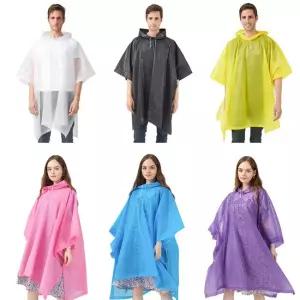 2개세트 남녀공용  우비 우의 레인코트 등산 낚시 야외 판초