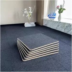 20개 플레이매트 짧은 플러시 폼 연동 카펫 타일 테두리 사각형 플러피 퍼즐 조각 바닥 설치 및 청소가
