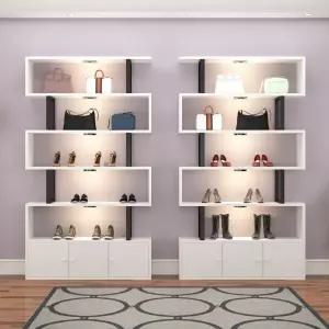 미용실 진열대 정리함 벽선반 수납장 네일샵 디스플레이