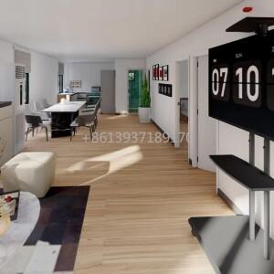 20피트 접이식 컨테이너 하우스 침실 2개 넓은 거실  현대적인 욕실 세련되고 휴대  용 소형 주택