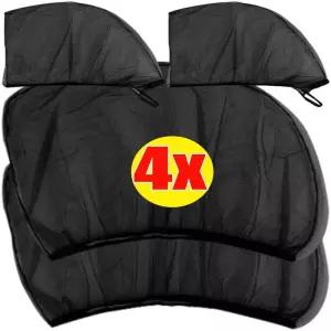 2/4pcs 자동차 커튼 차양 여름 필수 선 스크린 모기 방지 시원하고 안전