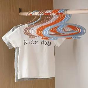 동물 오리모양 소형 아기 옷걸이 작은 어린이 미끄럼방지 아이방 10p