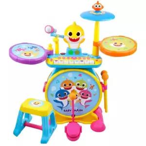 핑크퐁 유아 피아노장난감 드럼세트 아기 악기장난감