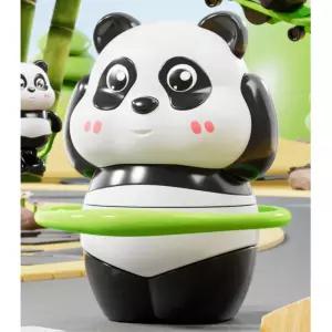 미니 태엽 움직이는 팬더 장난감 판다 소형 장식품
