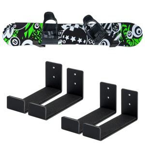 포스카드 스노보드 벽걸이, 스키 월 마운트 차고용 및 보관함, 가정용 견고한 디스플레이,