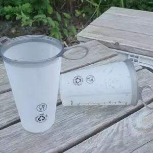 여행 등산용 컵 휴대용 초경량 소프트 캠핑용 야외 물컵