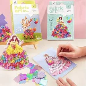 패브릭 포크아트 키트 인형옷입히기 3D DIY 만들기