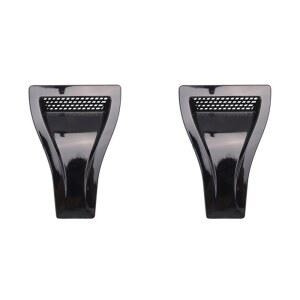 본넷덕트 Q22X 엔진 후드 차량용 블랙 벤트 부품 커버 스쿱 보닛 전면 글로시 루버 인테이크 에어