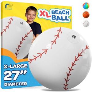 대형 비치볼 - 향상된 내구성과 초원형 모양을 위한 새로운 8패널 디자인 어린이와 성인을 최고의 빅 거친 플레이를 견딜 수 있는 3배 두께의 소재 2025년 풀 파티 히트작