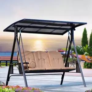 마당 벤치 정원 야외 흔들의자 스윙 카페 2인용 세비야 더블체어