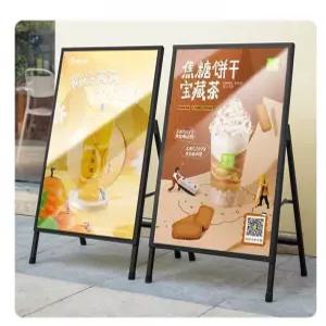 전자 입간판 디지털사이니지 광고용 홍보판 메뉴보드 양면형 스탠드