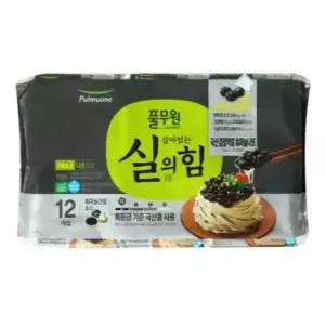 풀무원 국산 검정약콩 흑마늘 나또 (12입) 540g 부모님 아침 영양가득 별미 식단
