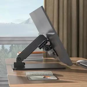 힐포트 332인치 틸트 모니터 장착형 TV 홀더 터치스크린 데스크 브래킷 접이식 테이블 스탠드 PC DZ3