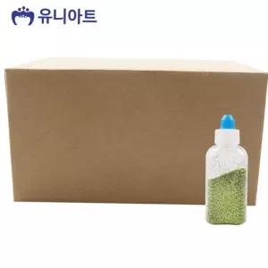유아미술 유니아트 (반짝이가루) 40000 메탈 반짝이 가루 (연두) (20개입)