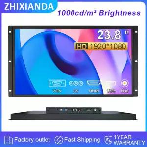 프레임 고휘도 VESA LCD PCAP 터치 스크린 모니터 Qutdoor 키오스크용 산업용 디스플레이 24 인치 000cd/m2