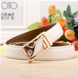 투도 자동버클 가죽벨트(골드화이트)여성 캐주얼벨트