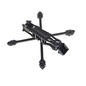 QWinout DIY XY-5 5인치 220mm 탄소 섬유 쿼드콥터 프레임 키트 FPV 프리스타일 RC 레이싱 드론용 3D 프린팅 부품 포함
