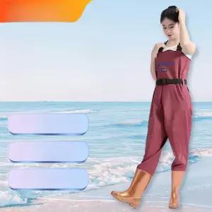 해루질장비 전신 멜빵 허벅지 갯벌체험 여성용 가슴장화 팬츠 보급형 스트랩