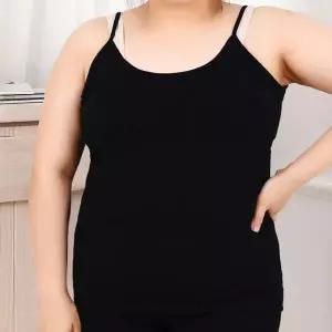 신축성 편안하고 좋은 빅사이즈 면스판 끈나시 WFJ6AFY