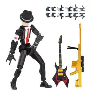 T13 액션 피규어 조립 완료 세트 높이 5.4인치 사무실 책상 생일 케이크 장식 궁극의 게임 컬렉션을 위한 타이탄 13