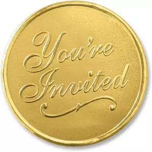 페이퍼다이렉트 골드 포일 청첩장 파티 공지 졸업 초대장 카드 문구류 48팩