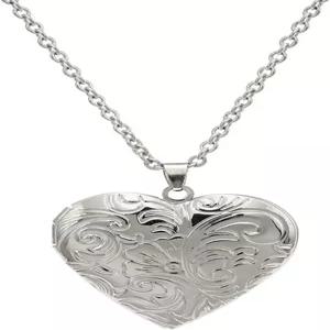 SCRDPRAD 빈티지 각인 플라워 엠페이스틱 포토 로켓 홀드 그림 타원형 원형 펜던트 목걸이 앤티크 조각