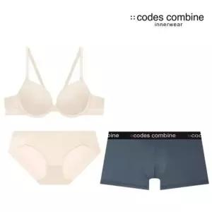매장정품 CODES COMBINE 코데즈컴바인 [선물포장]남여커플세트CEWBRBPDR161CRMDGY 1527450