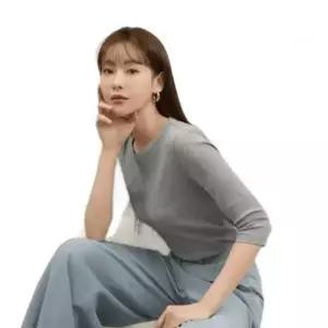 GR 26SS 꼼드코튼 블렌딩 7부 티블라우스 5종1217335