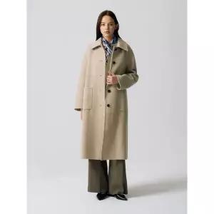 [하프클럽/앤클라인]울캐시 아웃포켓 싱글 코트 N5HW45