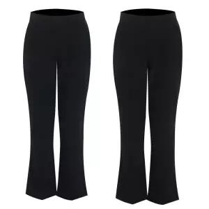 [인코디아웃도어]여름 벤츄리 여자 부츠컷 나팔바지 슬랙스 밴딩 여성바지 빅사이즈 CSOB-34