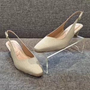 [탠디]미셸 by 탠디 5cm 여성 데일리 체크 포인트  슬링백 125021 BE (33256839)