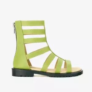 [보리보리/아이들]2221 키즈 & 맘 소가죽 글래디에이터 샌들 - 그린