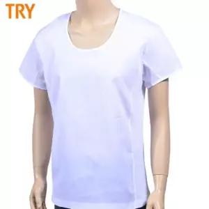 트라이 TRY 남성 새모시 반팔 런닝 메리야스 (WF61D2C)