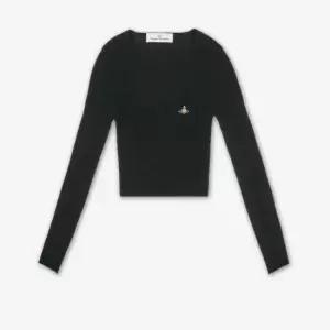 25SS 비비안웨스트우드 Bea 베아 크롭 V넥 가디건 1803004WY003FN401 D