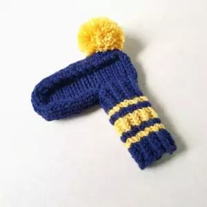 [관부가세포함] 맞춤 제작 핸드 니트 울 퍼터 다용도 골프 헤드 커버 교체용