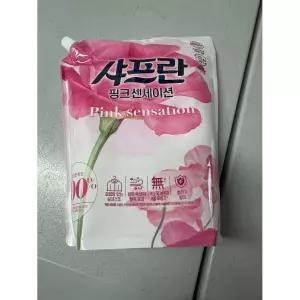 샤프란 핑크센세이션 실내건조 섬유유연제 2.1L 리필 6개