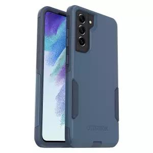 OtterBox 갤럭시 S21 FE 5G (전용) 커뮤터 시리즈 케이스 - 락 스킵 웨이 (블루), 슬림하고 튼튼함, 포켓