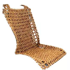 자동차 나무 구슬 시트 의자 통풍 등받이 편안한 여름 천연 액세서리 차량용