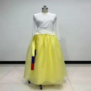 한국무용의상 상의 하의 공연복 연습 계량 한국무용복 고전 여름 스커트 공연 현대무용