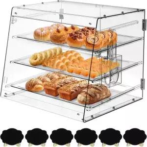 다용도 아크릴 진열장 박스 빵진열대 조립식 수납 보관함 전시장 장식장