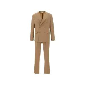 볼리올리 피크드 라펠 더블 브레스티드 수트 N42H2ESB51090300 TP450979469