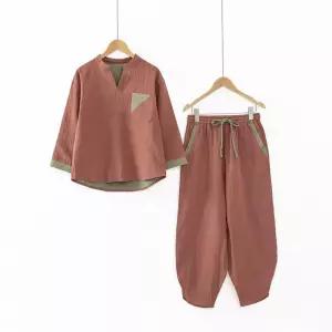 찜질방옷 여성 사우나복 마사지복 숯가마찜질복 옷 한의원 황토 남성 면100