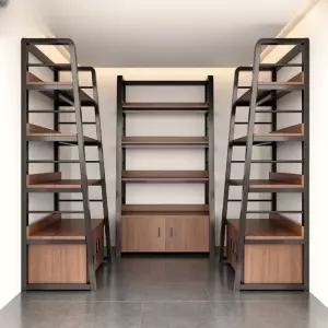 원목 카페 진열대 디스플레이 매장 매대 베이커리 진열장 선반 우드 마트 정리대