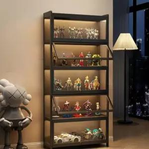 아크릴 장식장 피규어 대형 케이스 진열장 투명 박스 조명 잠금장치