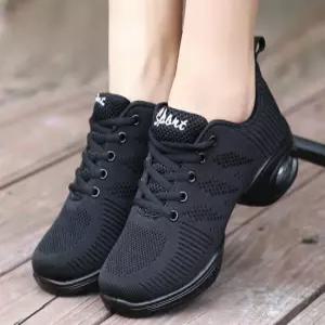 에어 메쉬 라인댄스화 방송댄스 줌바 에어로빅 발편한 재즈 운동화 초경량 신발