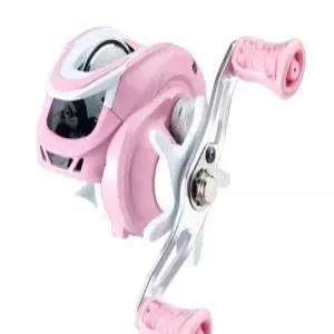 핑크 베이트릴 루어 바다 겸용 낚시 민물 선상 오른손용 낚시기 튜닝 소형