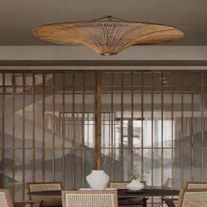 라탄 전등갓 우드 펜던트 대형 조명 샹들리에 전등 갓등 식탁 인테리어